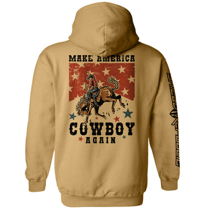 Make America Cowboy Again Shield Republic