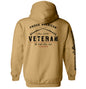 Proud American Veteran The Oath Never Ends Shield Republic
