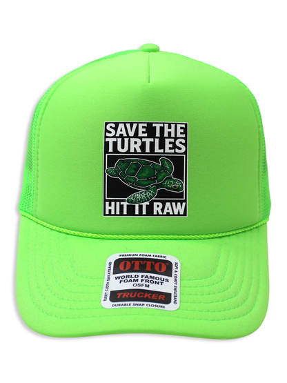 Save The Turtles Trucker Hat Luckless Outfitters