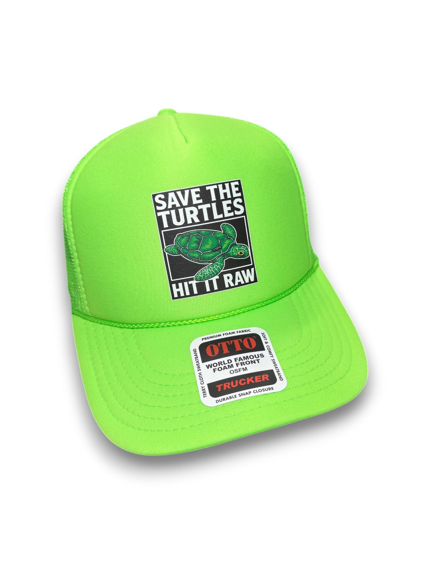 Save The Turtles Trucker Hat Luckless Outfitters