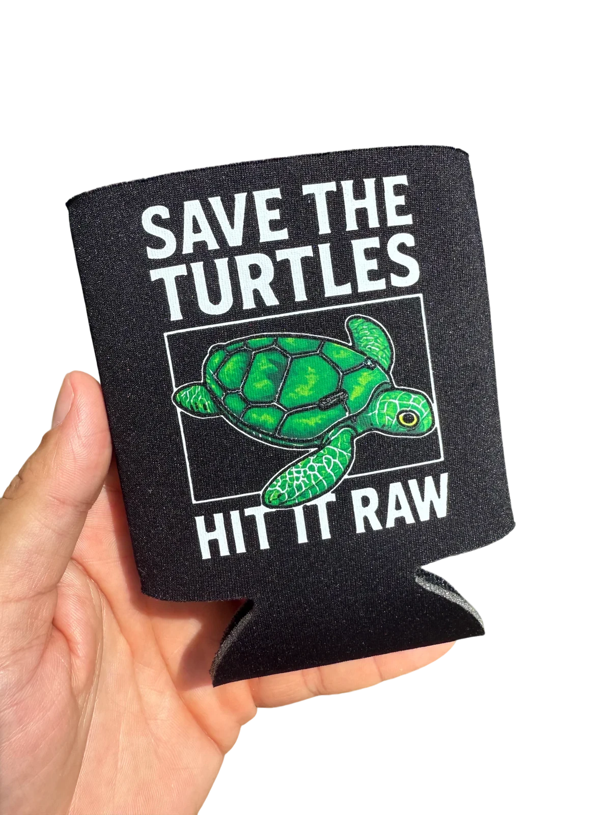 Save the Turtles Koozie Luckless Outfitters