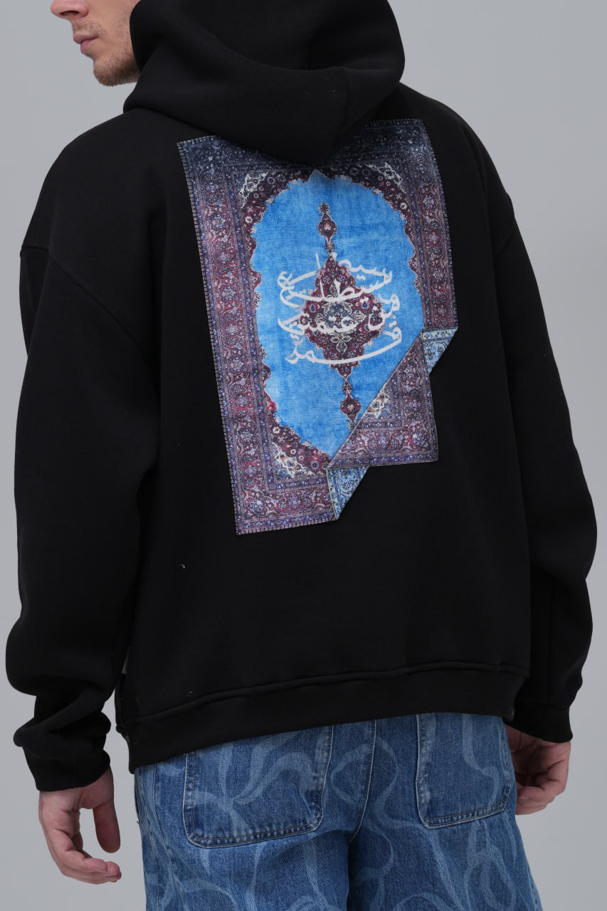 Saw Prayer Rug Graphic Hoodie Withinblack