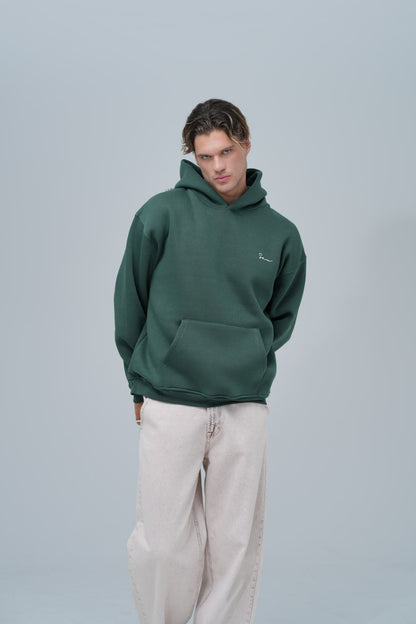 "Saw" Tapestry Appliqué Hoodie Withinblack