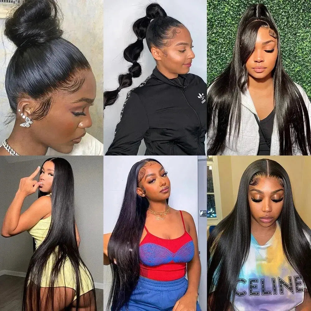 Human Hair Bundle Natural Color Bone Straight Indian 100% Raw Remy Virgin Unprocessed 1-4 Pcs Bundles For Black Woman Extensions NovaCart