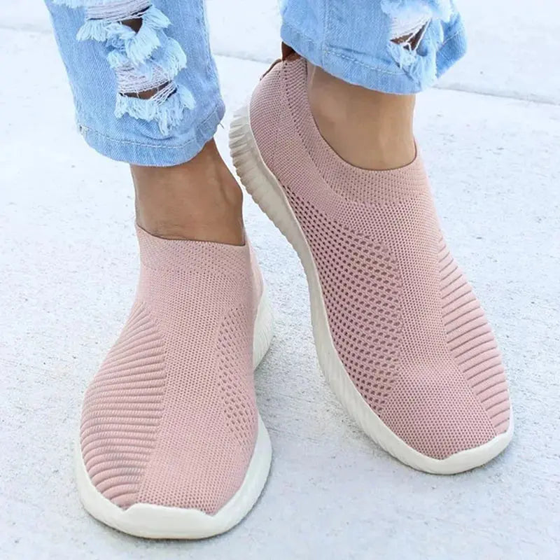 Women's Sneaker Slip On Women Sneakers Breather White Shoes Women Casual Sneaker Sports Shoes Comfortable Vulcanize Shoes Female NovaCart