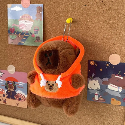 Cute Capybara Plush Toy Hoodie with Wings Simulation Doll Small Size Stuffed Animals Anime Fluffty Toy Birthday Party NovaCart