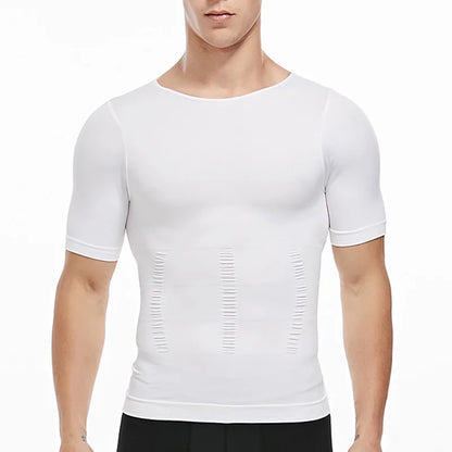 Men's Slimming Body Shapewear Posture Vest Tummy Abdomen Corrector Compression Body Modeling Fat Burner Chest Tummy Shirt Corset NovaCart