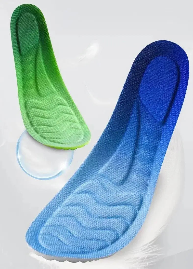 4D Cloud Technology Sports Insoles for Shoes PU Sole Soft Breathable Shock Absorption Cushion Running Orthopedic Care Insoles NovaCart