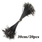 Anti Bite Steel Fishing Line Steel Wire Leader With Swivel Fishing Accessory Lead Core Leash Fishing Wire 15cm 20cm  30cm Pi-Mart