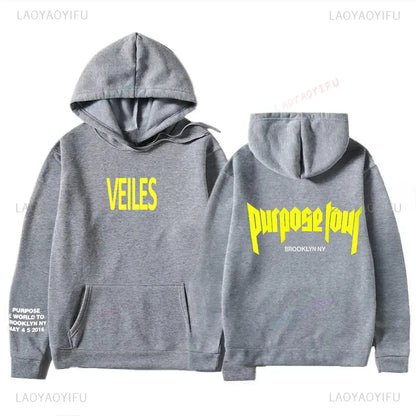 Hoodies Men Justin Bieber Purpose Tour fashion Print Hip Hop Streetwear Fleece Warm Hoody Men Women Pullover Hoodie Sweatshirt NovaCart