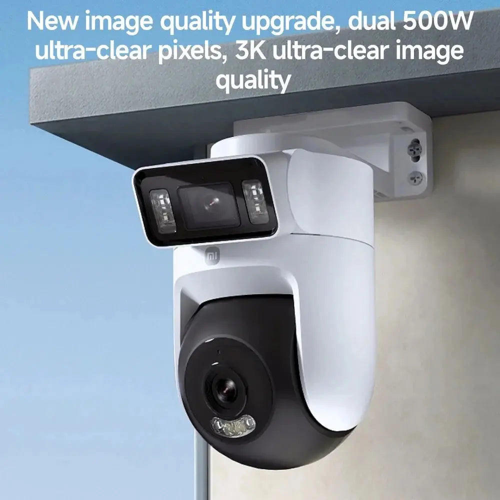 New Xiaomi Outdoor Camera 4 Dual Lens 5MP 3K HD Dual View Monitoring Panoramic Closeup Tracking IP66 Weatherproof AntiTheft - CN NovaCart