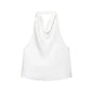 Sexy Elegant Halter  Backless High Solid Halter Neck Tops