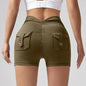 🍑 Wrinkled High-Waist Pocket Leggings for Women FitiqueFit