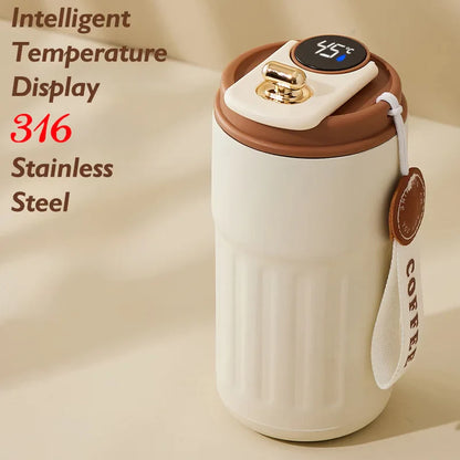 🌡️ Smart LED Thermos Bottle – Stainless Steel Travel Flask SmartPursue™