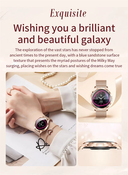LIGE Women Smart Watch 2026 Ultra-thin AMOLED Screen Sport Fitness Bracelet Custom Watch Face Bluetooth Call Luxury Smartwatch NovaCart