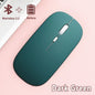 Bluetooth 5.0 Wireless Mouse Ultra Slim Portable Silent Ergonomic for Laptop Tablet PC MacBook Phone Adjustable DPI Ergonomic Pi-Mart