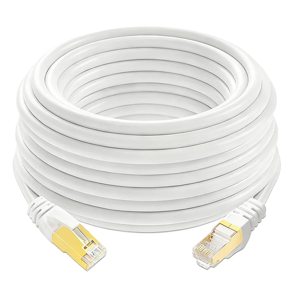 0.5/1/2/3/5/10/15/20/30/50M Cat6 Ethernet Cable RJ45 UTP 1000Mbps Network Cord LAN Wire Internet Lead Cord Router Computer Cable Pi-Mart