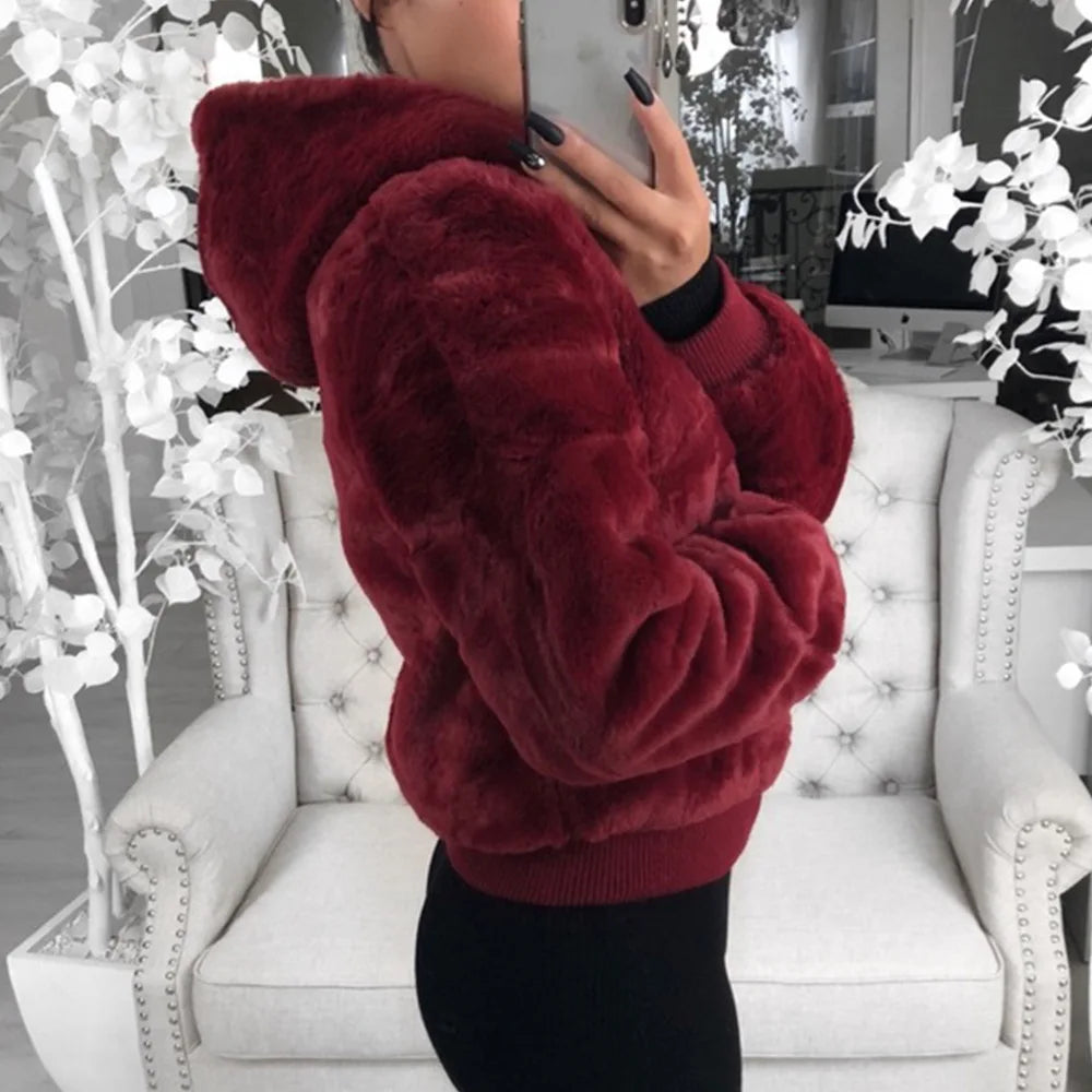 Hoodies Women Clothing Streetwear 2025 Autumn Winter Spring New Fashion Versatile Casual Solid Long Sleeves Coat for Female NovaCart