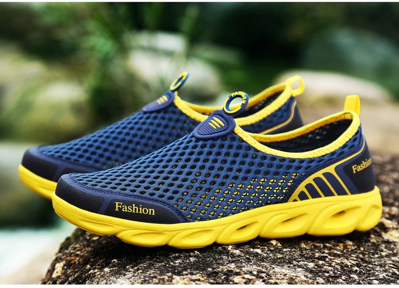 Fashion Casual Shoes Lightweight Summer Breathable Men Shoes Outdoor Comfortable Women Footwear Male Ladies Walking Shoes 36-45 NovaCart