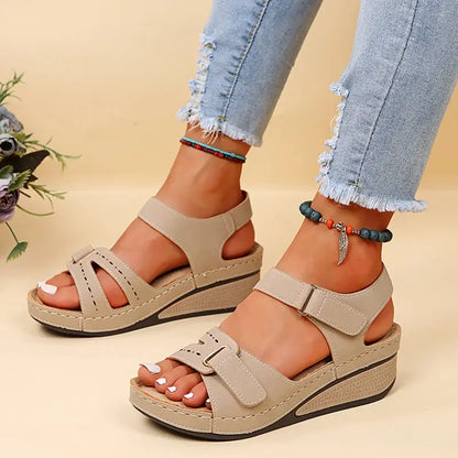 Shoes Women Sandals Fashion Wedge Ladies Shoes Party Women's Sandals Huaraches Elegant Footwear Zapatos De Mujer Female NovaCart