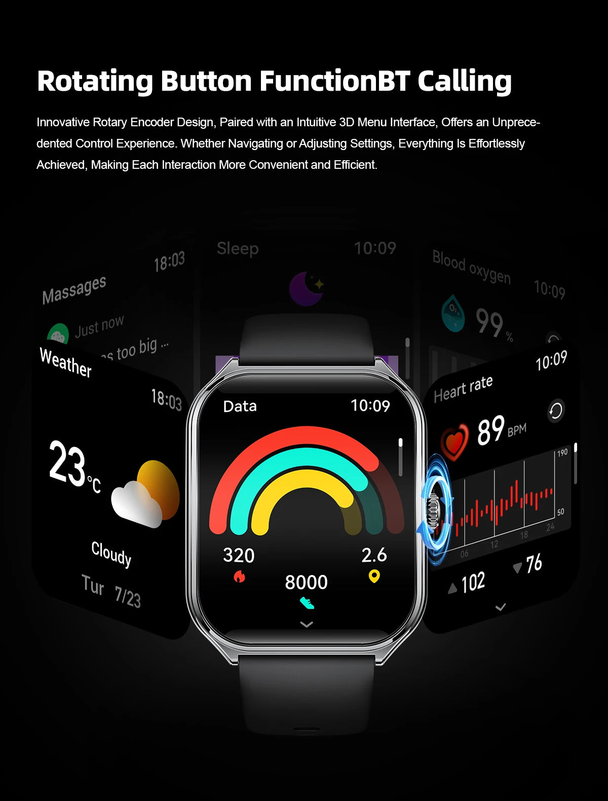 2026 New Smartwatch 1.96 inch Ultra-thin Bluetooth Call Health Monitor IP68 Waterproof 100 Sport Smart Bracelet For  Android iOS NovaCart