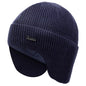 Fleece-Lined Earflap Cap – Warm Winter Outdoor Beanie FitiqueFit