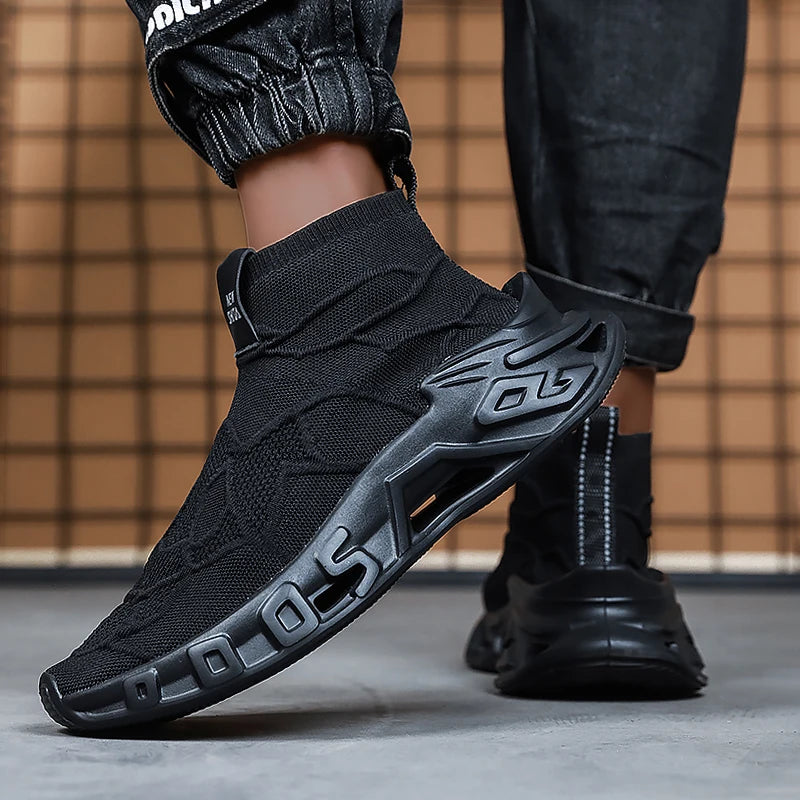 Men's Outdoor Sports Shoes - High-Top Sports Shoes Are Novel and Fashionable, Non-Slip and Durable, Suitable for All Seasons, NovaCart
