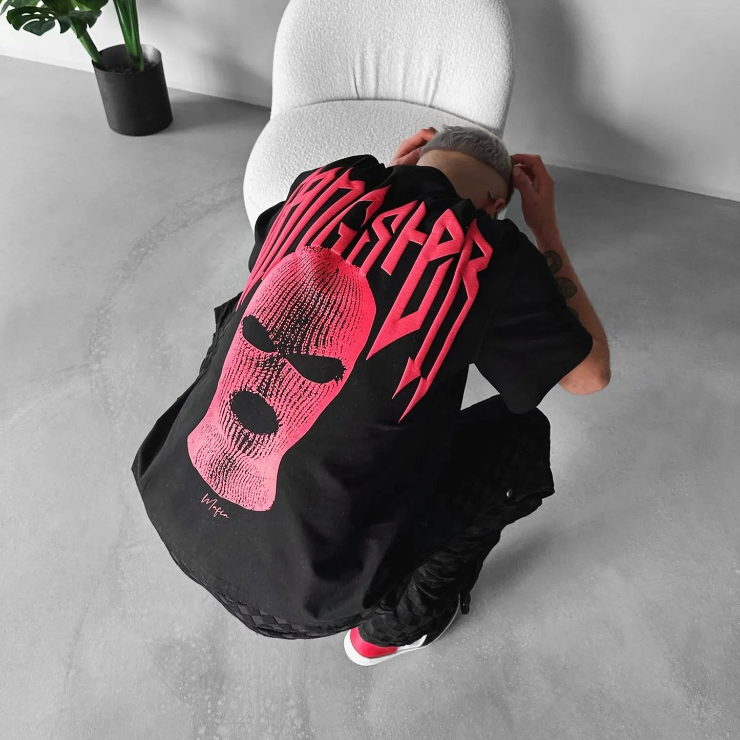👕 Masked Persona Oversized Harajuku T-Shirt FitiqueFit