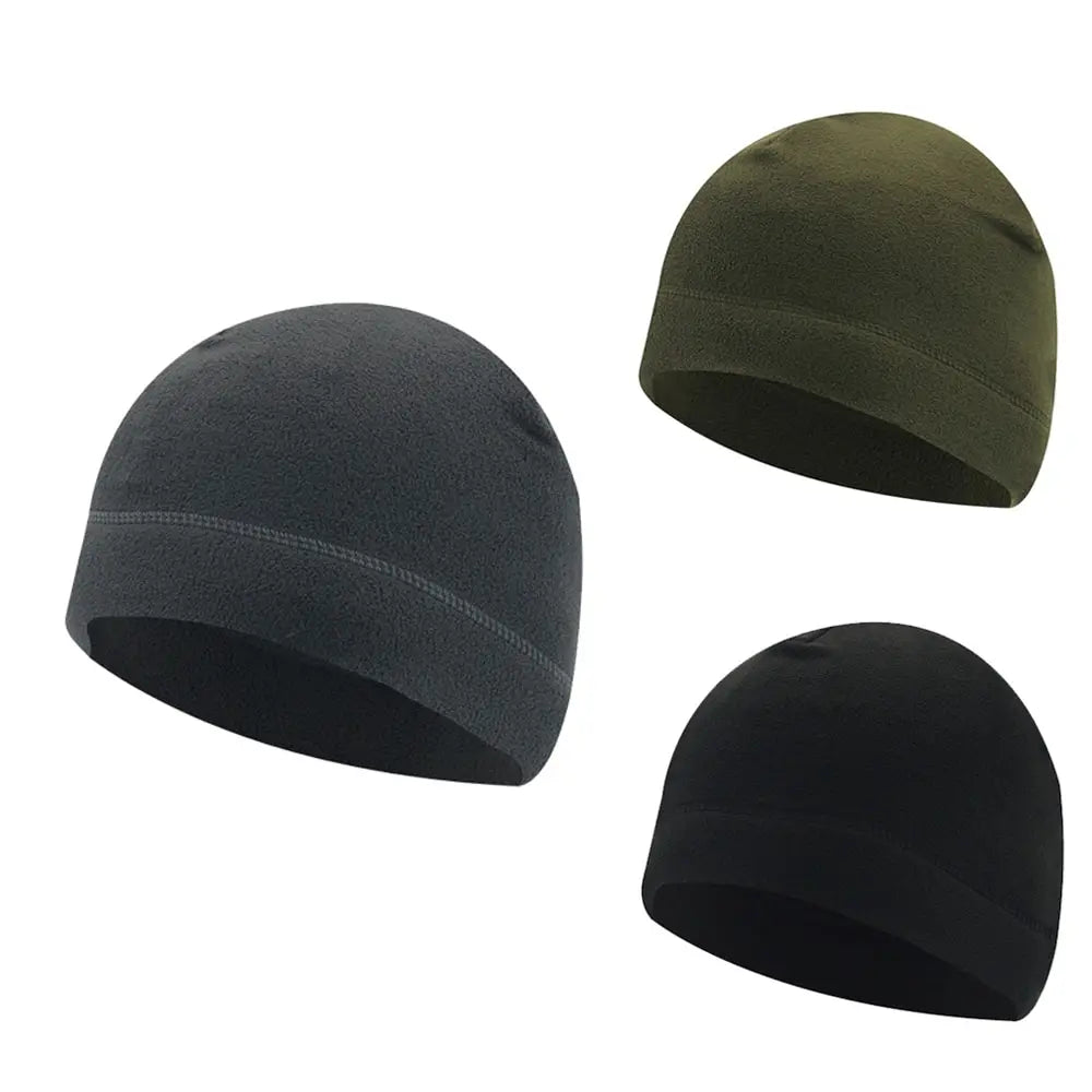 1PC Warm Winter Skull Cap Soft Polar Fleece Hat Thick Windproof Cap Outdoor Beanie Cap Ski Cap Unisex Suitable For Unisex Pi-Mart