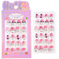 24Pcs/box Kids nails for Girl Cartoon Pattern False Nail Cute Child Fake Nails Tips Kawaii Acrylic Artificial Press on Nail+Tool NovaCart