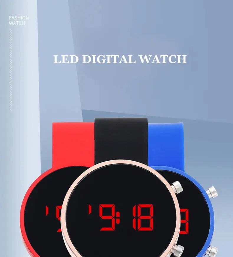 Fashion Digital Watch for Women Simple Men's LED Wrist Watch  Silicone Strap Casual Sports Ladies Watch Clock Gift Reloj Mujer NovaCart