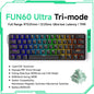 Akko MonsGeek FUN60 Mechanical Keyboard Magnetic Switch 60% Gaming Keyboards Rapid Trigger 0.01mm 8K ARGB HE/TMR Custom Keyboard Pi-Mart