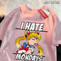 🌙 Sailor Moon Tongue-Out Graphic T-Shirt – Playful Anime Streetwear FitiqueFit