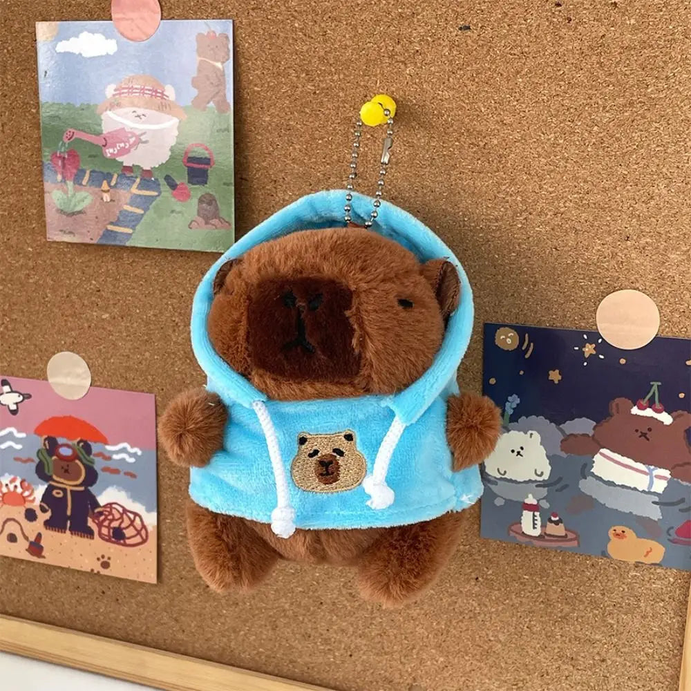 Cute Capybara Plush Toy Hoodie with Wings Simulation Doll Small Size Stuffed Animals Anime Fluffty Toy Birthday Party NovaCart