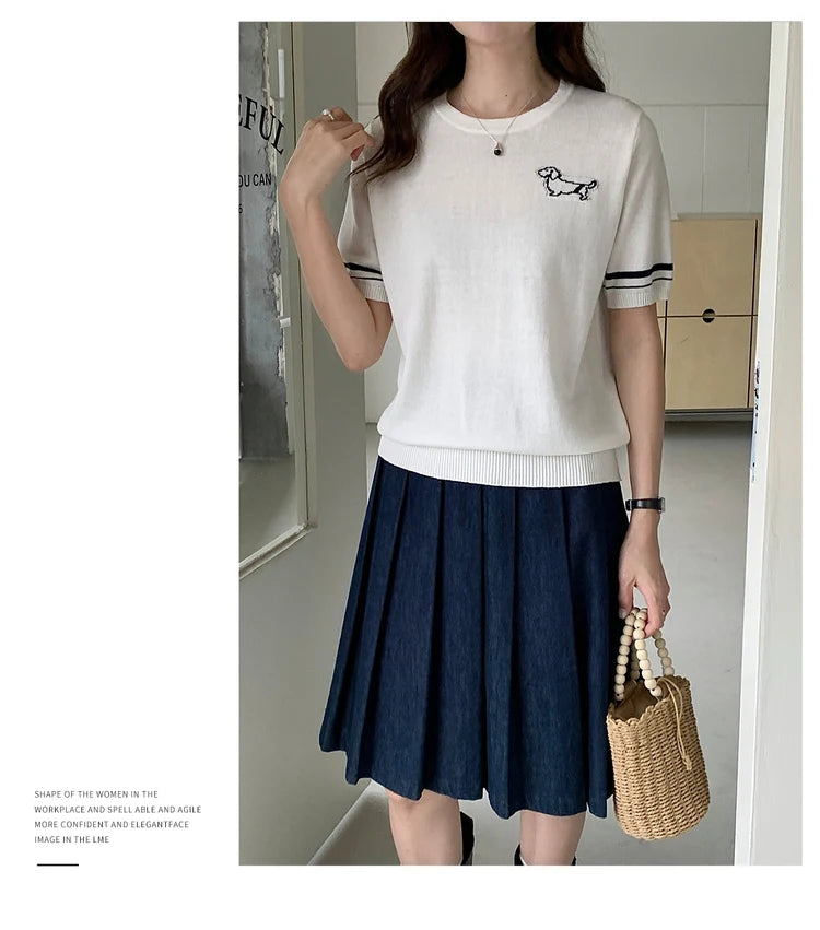 Summer Women's T-shirt 100% Cotton Short Half Sleeve O neck Clothes Solid Casual Pullover Basic Female Top NovaCart