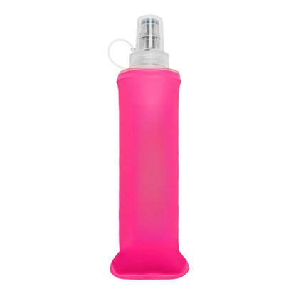 150ml/250ml/500ml Collapsible Silicone Water Bottle with Bite Valve, Outdoor Portable for Running Camping Hiking Travel Pi-Mart