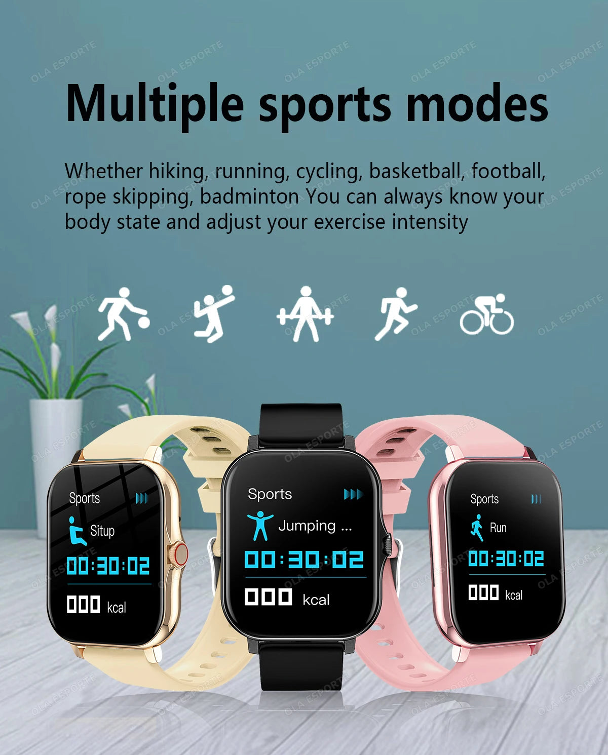 Ola Esporte New Outdoor Sports Smart Watch 2026 BT Call Heart Rate Take Photo Weather Sleep Monitor Waterproof Smartwatch HW12 NovaCart