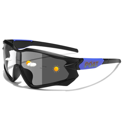 Fashion Brand Men Women Bicycle Photochromic Eyewear MTB Bike Fishing Running Cycling Sports Sunlasses Comfortable Goggles Pi-Mart