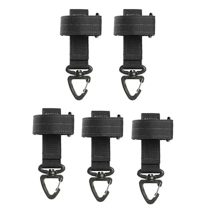 Multi-purpose Nylon Gloves Hook Work Gloves Safety Clip Outdoor Tactical Climbing Rope Camping Hanging Buck Outdoor Camping Pi-Mart