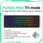 Akko MonsGeek FUN60 Mechanical Keyboard Magnetic Switch 60% Gaming Keyboards Rapid Trigger 0.01mm 8K ARGB HE/TMR Custom Keyboard Pi-Mart