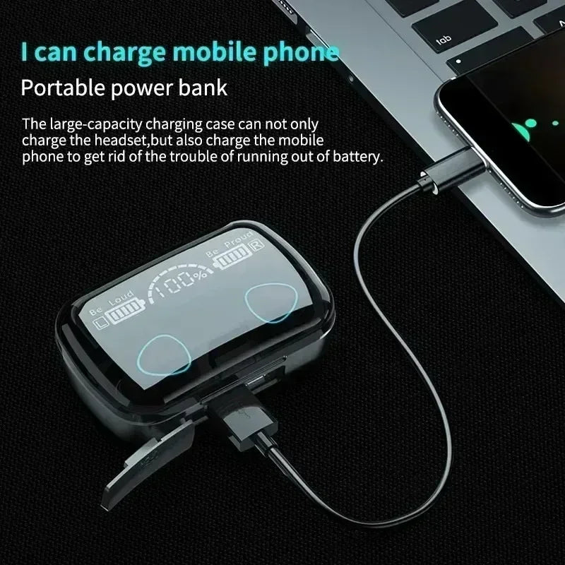 M10 Wireless Headphone Bluetooth Earphones Waterproof Earpieces Sport Earbuds For Huawei Iphone OPPO Xiaomi TWS Music Headset NovaCart
