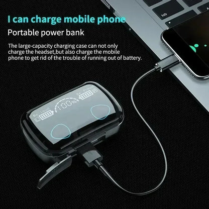 M10 Wireless Headphone Bluetooth Earphones Waterproof Earpieces Sport Earbuds For Huawei Iphone OPPO Xiaomi TWS Music Headset NovaCart