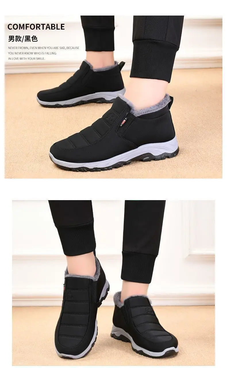Men's Shoes Autumn Winter Casual Cotton Warm Wear Resistant Chunky Sole Affordable Free Shipping NovaCart