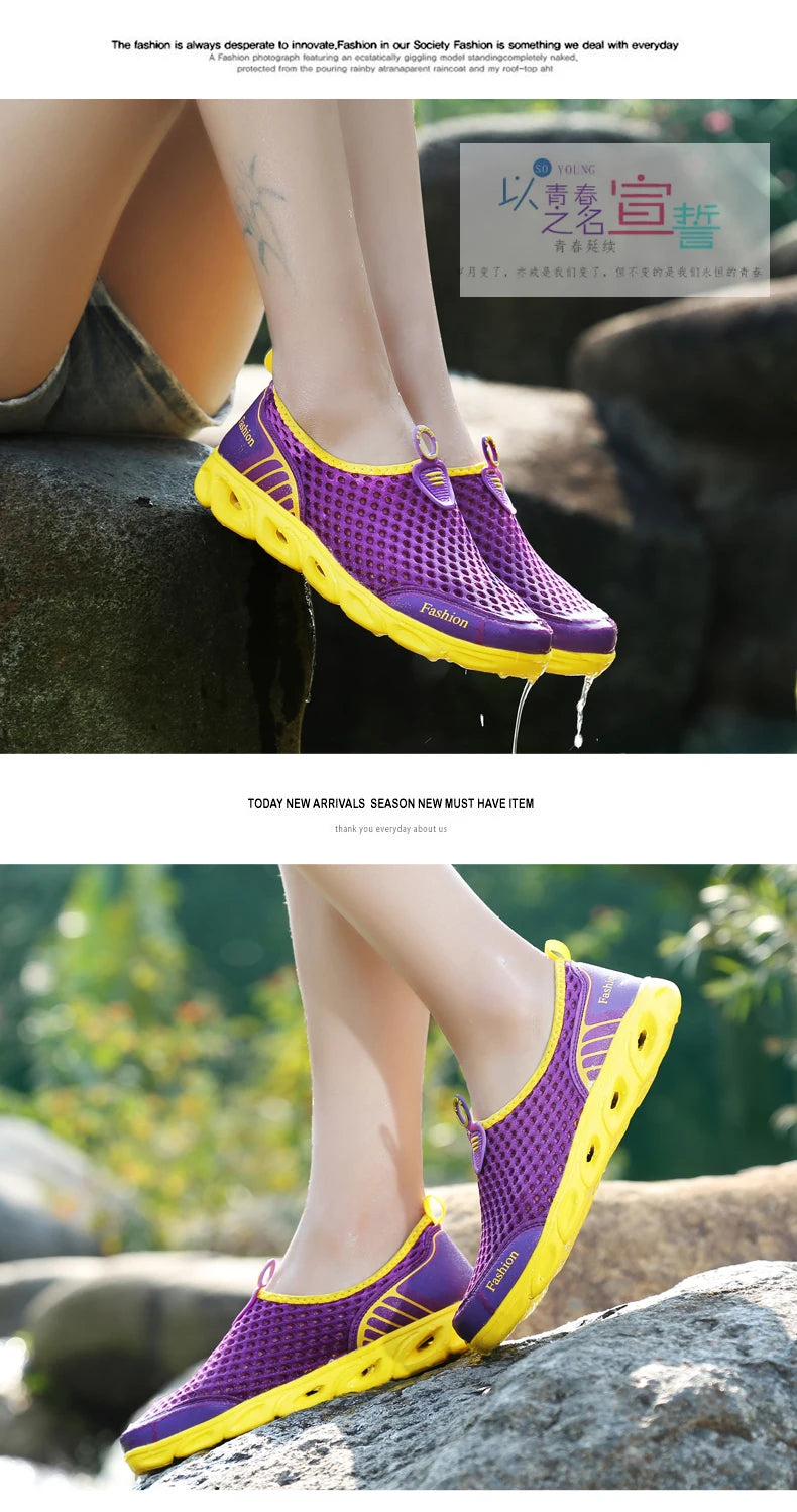 Fashion Casual Shoes Lightweight Summer Breathable Men Shoes Outdoor Comfortable Women Footwear Male Ladies Walking Shoes 36-45 NovaCart