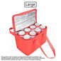 Foldable Insulated Lunch Cooler Bag Portable Thermal Food & Drink Carrier for Picnic Work Beer Delivery Pi-Mart