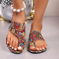 Women’s Boho Flat Printed Slippers FitiqueFit