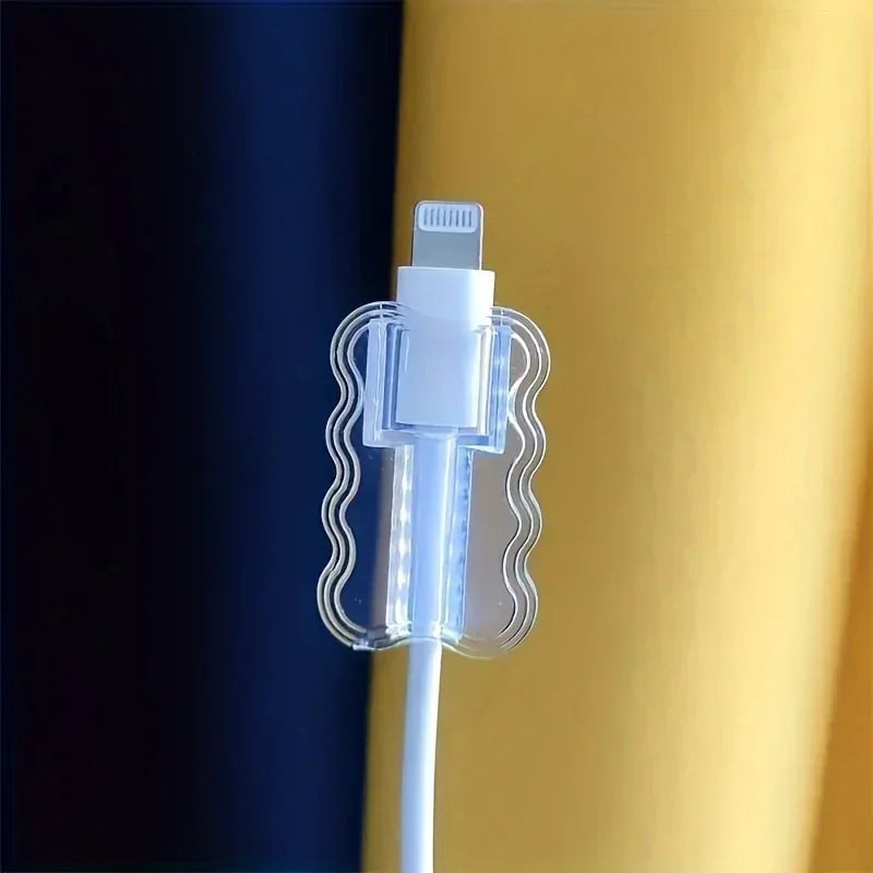 Data Cable Protector Sleeves,Anti-Breakage Cord Saver,Mobile Phone Accessory,Flexible Cord Management for School and Home Pi-Mart