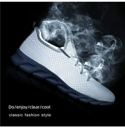 Men's casual sports shoes breathable summer light Soft sole comfort outdoor running shoes fashion student mesh plus size sneaker NovaCart