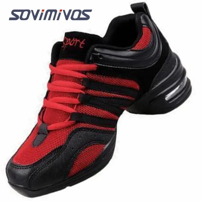 Women's Dance Shoes Soft Outsole Woman Breath Jazz Hip Hop Shoes Sports Sneakers Ladies Girl's Modern Jazz Dancing Shoes for Men NovaCart