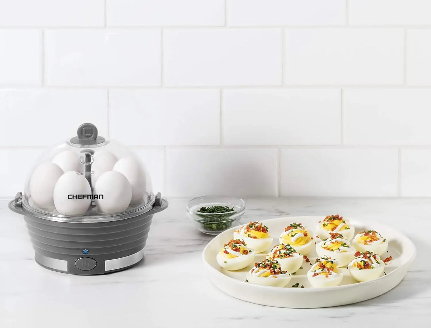 🍳 6‑Egg Rapid Electric Cooker – Steam, Poach & Boil with Ease SmartPursue™